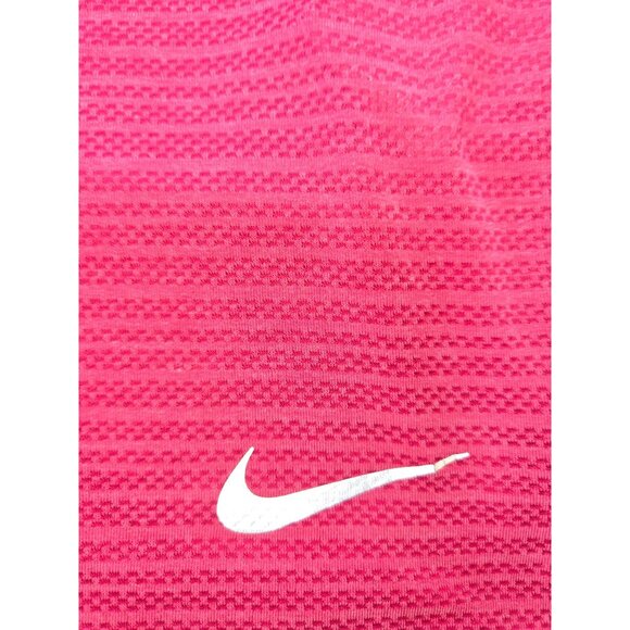 Nike Womens Pink Dri-Fit Mesh Tshirt Medium - Picture 8 of 9